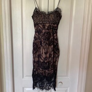 Sexy black lace dress in size small.